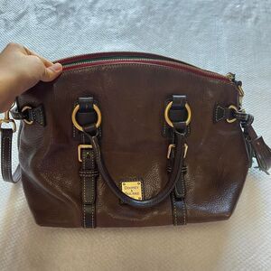 DOONEY & BOURKE 1975 BRISTOL LEATHER SATCHEL
